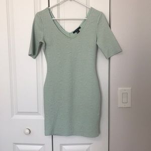 Mint green dress